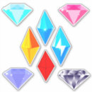 Buscar piedras preciosas pegatinas Diamante