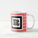 Buscar estampado de zebra tazas Monograma