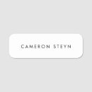 Buscar blanco y negro con nombre etiquetas Del empleado