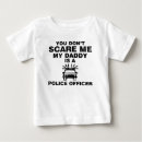 Buscar policía bebe camisetas Oficial
