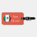 Buscar bandera de méxico etiquetas para maletas América