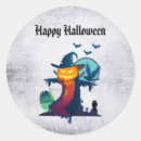 Buscar espantapájaros pegatinas Cabeza de calabaza
