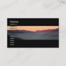 Buscar puesta tarjetas de visita Paisaje