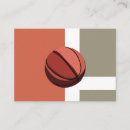 Buscar deportivo tarjetas de visita Baloncesto