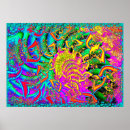 Buscar arco iris de neón posters Fractal