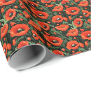 Buscar amapolas papel de regalo Para ella