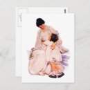 Buscar el día madre feliz del vintage verticales tarjetas Madre e hijo