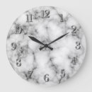 Buscar granito blanco relojes de pared Natural