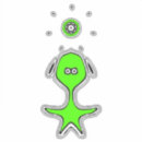 Buscar pequeño hombre verde pegatinas General y unisex