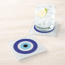 Buscar mal de ojo posavasos Azul