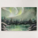 Buscar aurora boreal puzzles Invierno