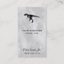 Buscar dinosaurio tarjetas de visita Paleontología