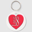 Buscar amor infinito llaveros Rojo