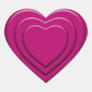 Buscar grabado en relieve pegatinas Corazón