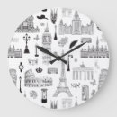 Buscar torre eiffel relojes de pared Viaje