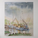 Buscar pesca posters Acuarela