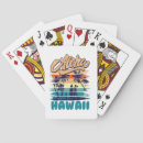Buscar hawaiano barajas de cartas Retro