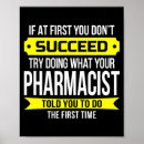 Buscar farmacéutico posters Divertido