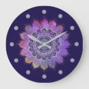 Buscar galaxia azul relojes de pared Mandala