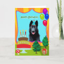 Buscar pastor alemán negro tarjetas Cachorro