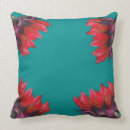 Buscar girasol rojo cojines Girasoles