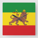 Buscar bandera jamaica de relojes de pared Rasta