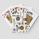 Buscar instrumentos musicales barajas de cartas Ilustracion