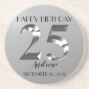 Buscar metálico posavasos Cumpleaños