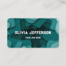 Buscar líneas onduladas tarjetas de visita Elegante