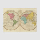 Buscar mapa del mundo papel de seda Coloreado