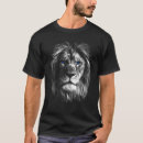 Buscar león blanco y negro camisetas Cabeza de león