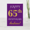 Buscar 65 años tarjetas Nombre
