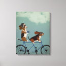 Buscar steampunk lienzos Perros en bicicleta