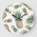 Buscar piña relojes de pared Acuarela