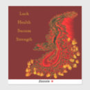 Buscar dragón rojo pegatinas Fantasía