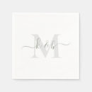 Buscar gris y blanco servilletas Para ella