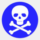 Buscar cráneo y bandera pirata pegatinas Veneno