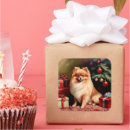 Buscar perro de pomerania pegatinas Navidades
