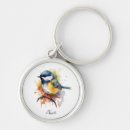 Buscar pájaro en una rama llaveros Para ella