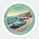 Buscar carretera 1 pegatinas California