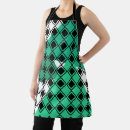 Buscar harlequin delantales Negro