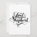 Buscar el señor es mi pastor tarjetas Escritura