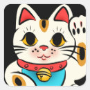 Buscar maneki neko pegatinas Japonés