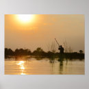 Buscar botswana posters Puesta de sol