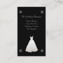 Buscar vestido boda de tarjetas de visita Blanco