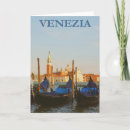 Buscar gondola tarjetas Venecia