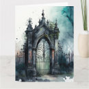 Buscar cementerio tarjetas Vintage