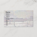 Buscar estación tarjetas de visita Ferrocarril