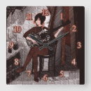 Buscar guitarra acústica relojes de pared Vintage