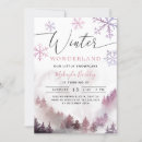 Buscar winter wonderland invitaciones Rosa